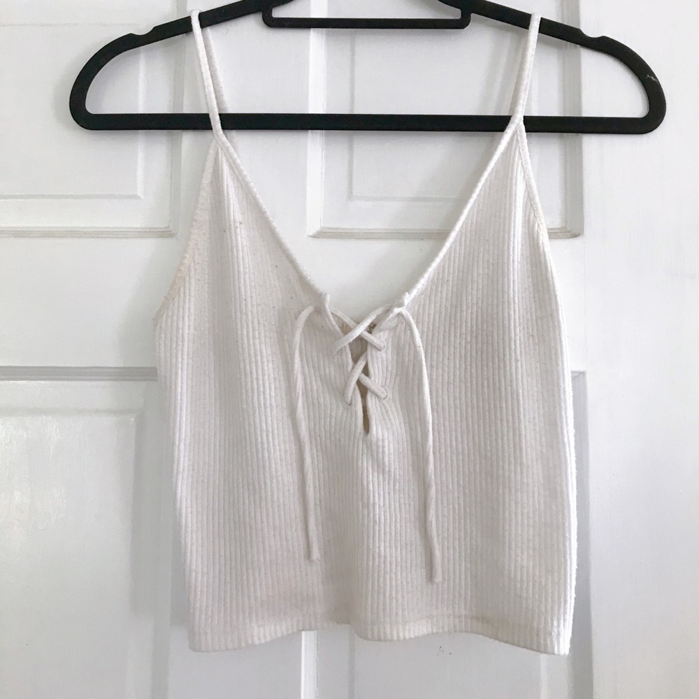 Brandy Melville Lace up Tank